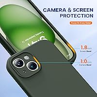 Vista 1421 de Miracase Funda diseñada para iPhone 13 Pro Max con protector de pantalla, [forro de microfibra suave antiarañazos], funda protectora de silicona