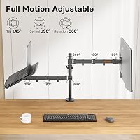 REDBAT Monitor Tartó 13-32 Colos LED LCD Képernyőhöz Laptop Tálcával VESA 75/100 4