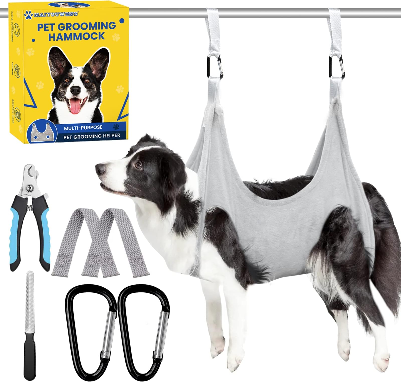 Amaze Dog Grooming Hammock, Dog Grooming Harness, Dog