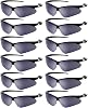 Mojave Blue Mirror Safety Glasses for MenWomen | ANSI Certified Eye Protection Glasses and Protective Eyewear | Anti-Scratch Coating and Wrap Around One-Piece Design Work Glasses -12 Pack