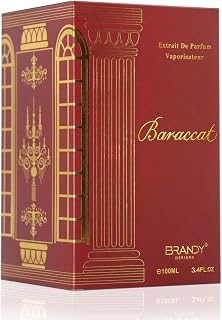 Baracat 100 ml Eau de Parfum, Unisex Arabic-Style Fragrance for Men & Women, Long-Lasting Luxury Spray Gift (Baracat Red)