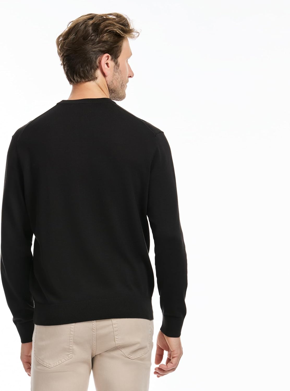 SAKS Fifth Avenue Men's Jersey Stitch Crewneck Sweater - Image 3