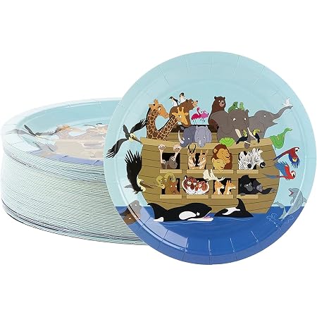 Amazon Com Disposable Plates 80 Count Paper Plates Noah S Ark Party Supplies For Appetizer Lunch Dinner And Dessert Church Gatherings 9 X 9 Inches Health Household Amazon Com Disposable Plates 80 Count Paper Plates Noah S Ark Party Supplies For Appetizer Lunch Dinner And Dessert Church Gatherings 9 X 9 Inches Health Household