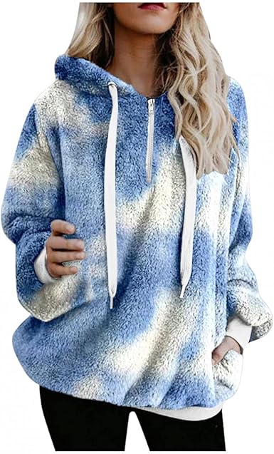 fluffy jacket quarter zip