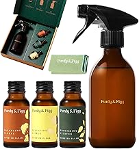 Purdy & Figg | Counter Clean Mixed Starter Kit | All Natural Gentle Non Toxic Organic Essential Oils Multipurpose Cleaner | Citrus Floral Vetiver | Home Kitchen Countertop