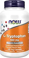 Triptofano 500mg 120 capsulas vegana - Now Foods
