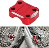 Abrazadera y Cubierta del Eje de la Horquilla Delantera XR650L Compatible con XR400R 1996-2004 XR 650L 1993-2024 Accesorios de Moto 3D CNC Cubierta de Soporte - 1 Pieza (Rojo) 7