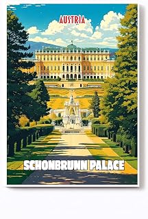 All Europe Country Fridge Magnet Art Souvenir Gift Vintage Retro 2x3 (Austria Schonbrunn Palace 1)