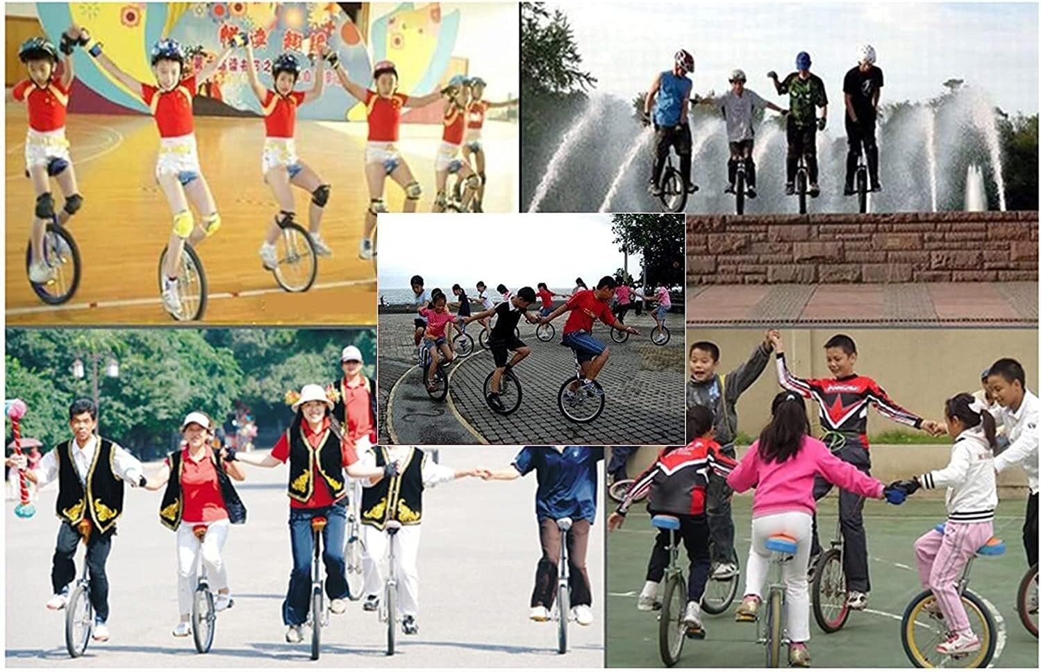 24" Unicycle, Freestyle Cycling Pedal Bicycle Outdoor Balance Sports, The Best Birthday Gift Safety, Comfortable