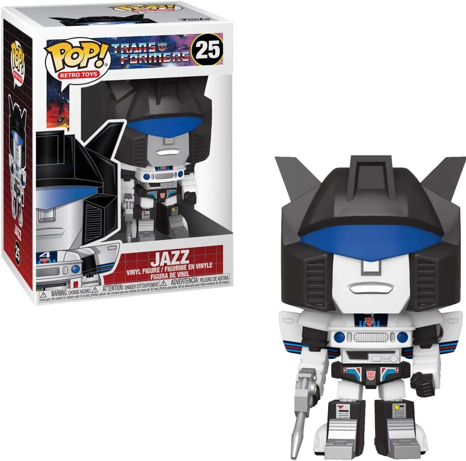 Funko Pop! Retro Toys: Transformers - Jazz, Multicolour