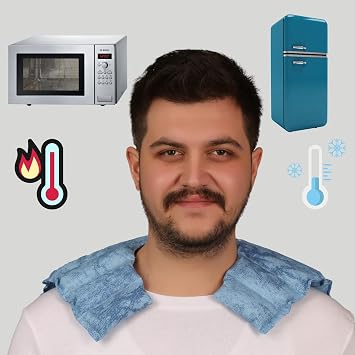Lapenta Mikrodalga Isı Yastığı | Omuz ve Boyun | Mavi | Aromaterapi Bitki Karışımı