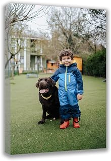 Custom Canvas Prints with Your Photos Custom Wall Art Personalized Canvas Pictures for Pet/Family Gifts for Mom/Men/Women (12'' W x 18'' H)
