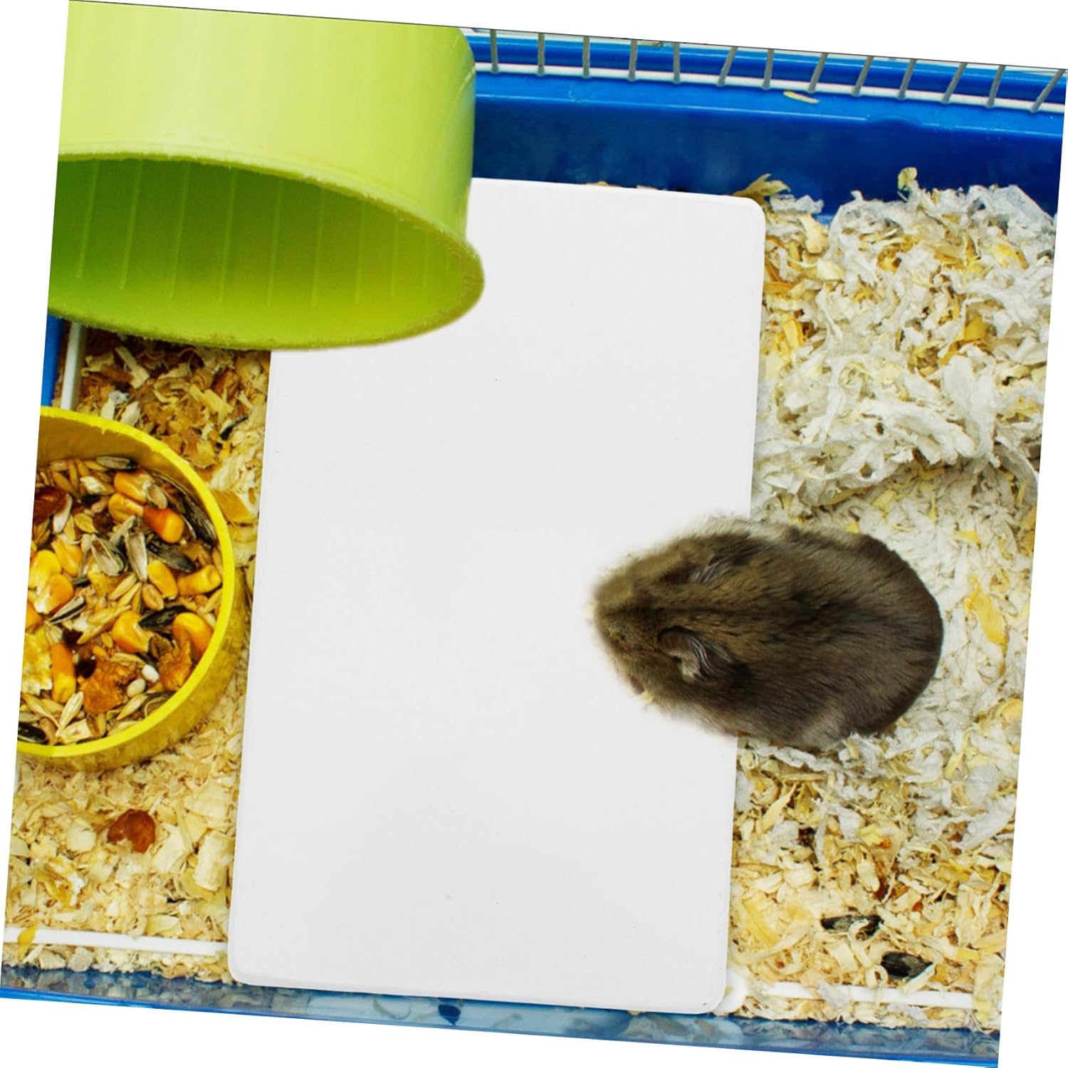 TOYANDONA Cooling Mat for Small Pets Marble Pet Pad Heat Absorption Mat White Indoor Outdoor Use Easy Maintenance