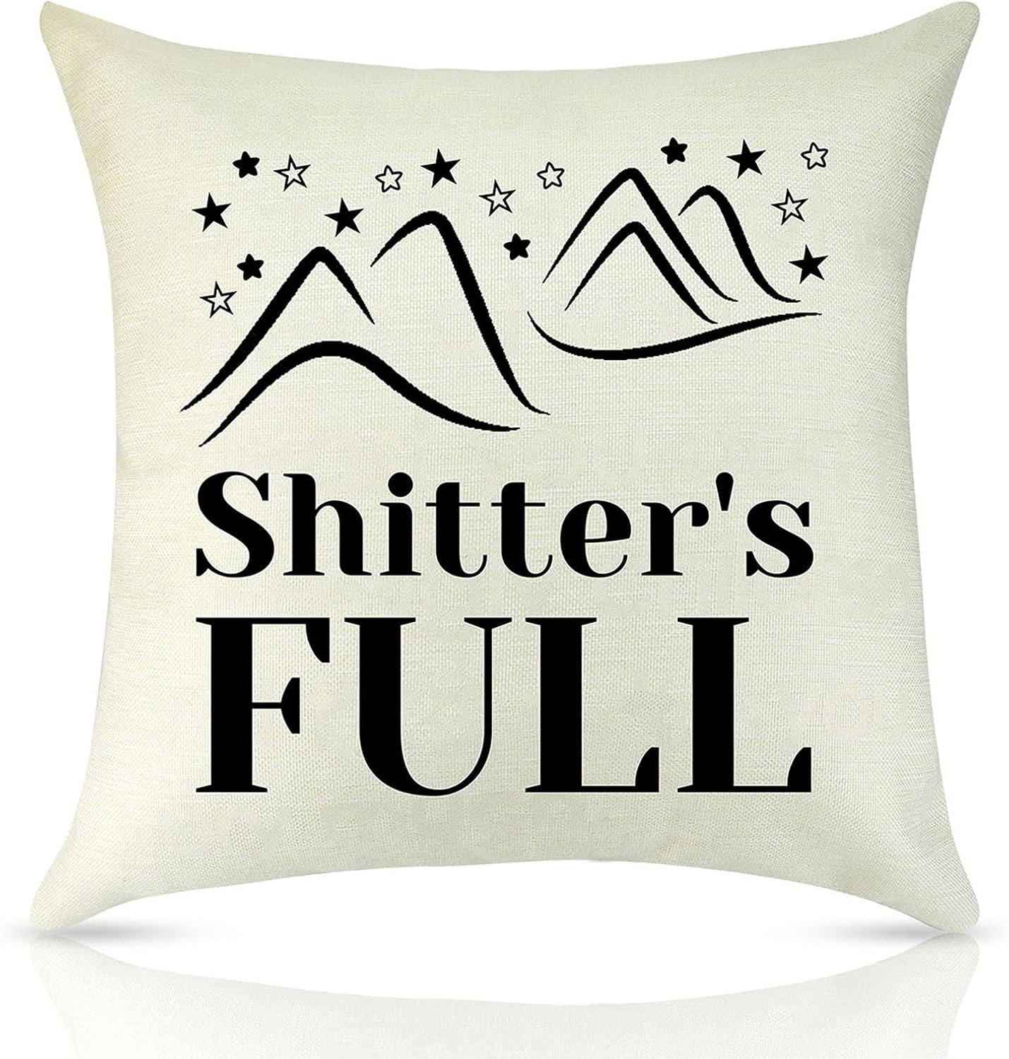 Funny Camping Gift Pillow Cover Gifts Camper Decor Linen Pillow Case Adventure Camper Lovers Pillowcase Pillow Covers Gifts Happy Camping Relax Gifts Home Decor Bed Sofa Farmhouse Cushion Cover Gifts : Home & Kitchen