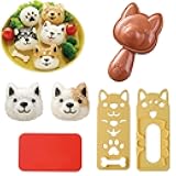 Rice Ball Molds for Kids Cute Dog Pattern Sushi Mold Rice Shaper Onigiri Mold Bento Accessories DIY Kitchen Tools with Nori Seaweed Punch Cutter