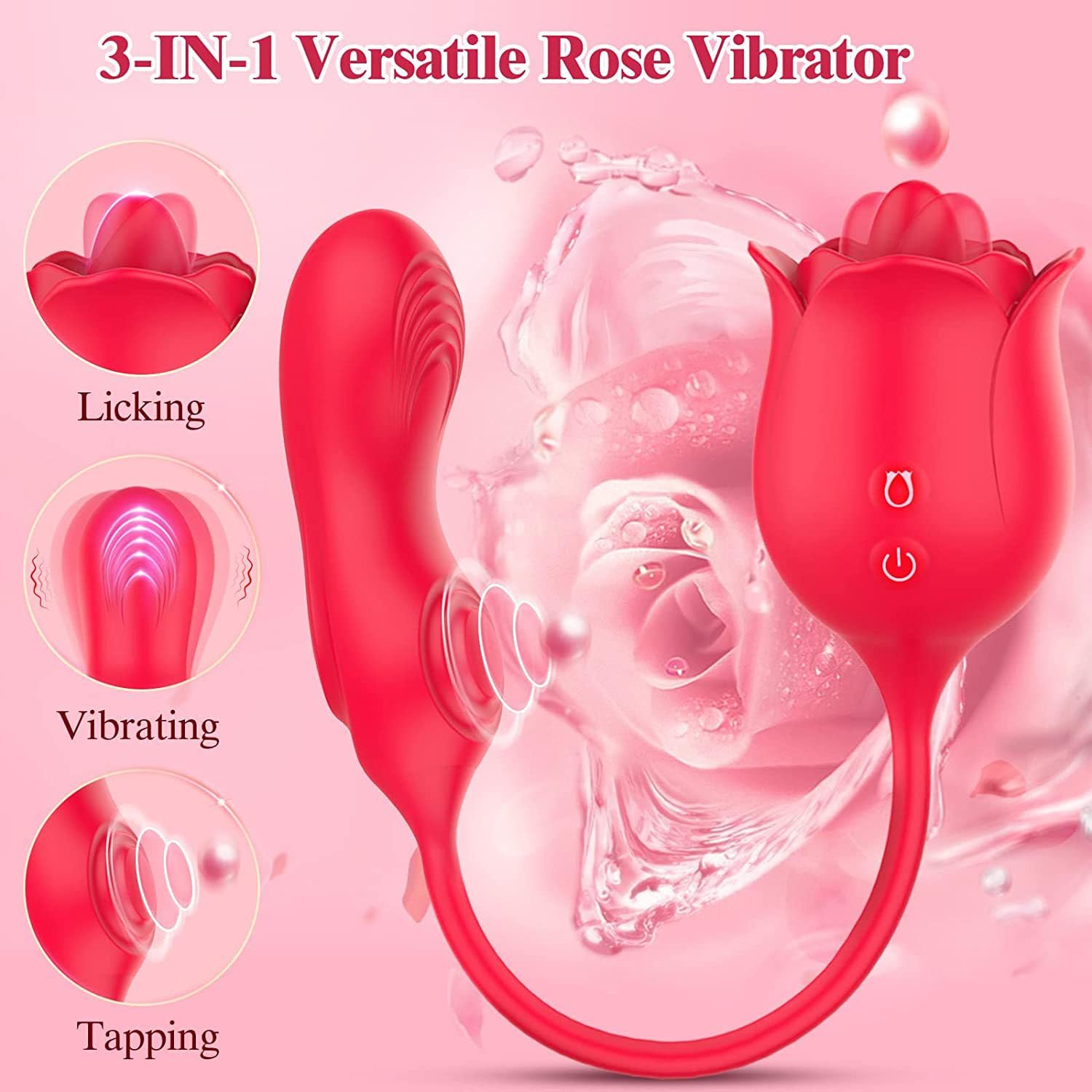 Vibratore Giocattolo per Donna - Stimolatore Clitorideo con Vibratore Vibratore Toccante, Giocattoli per Adulti Massaggiatore Personale per Donne, Giocattoli E Giochi Sessuali per Adulti,A