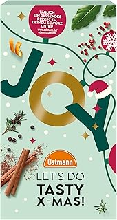 Ostmann Gewürze - Adventskalender 2025 | Gewürzkalender mit 24 abwechslungsreichen Gewürzmischungen zum Probieren | Leckere Rezepte zu jedem Gewürz | Geschenkidee für Advents- & Weihnachtszeit