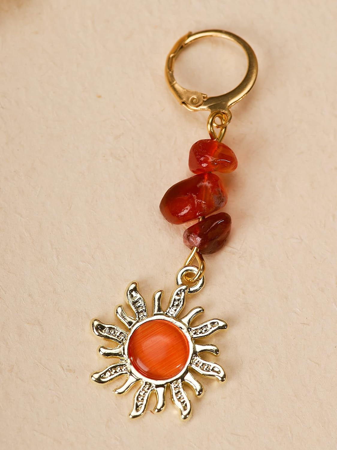 Sacina Boho Hippie Gothic Crystal Celestial Sun Earrings, Boho Earrings, Hippie Jewelry, Christmas Jewelry Gift For Women - Image 6