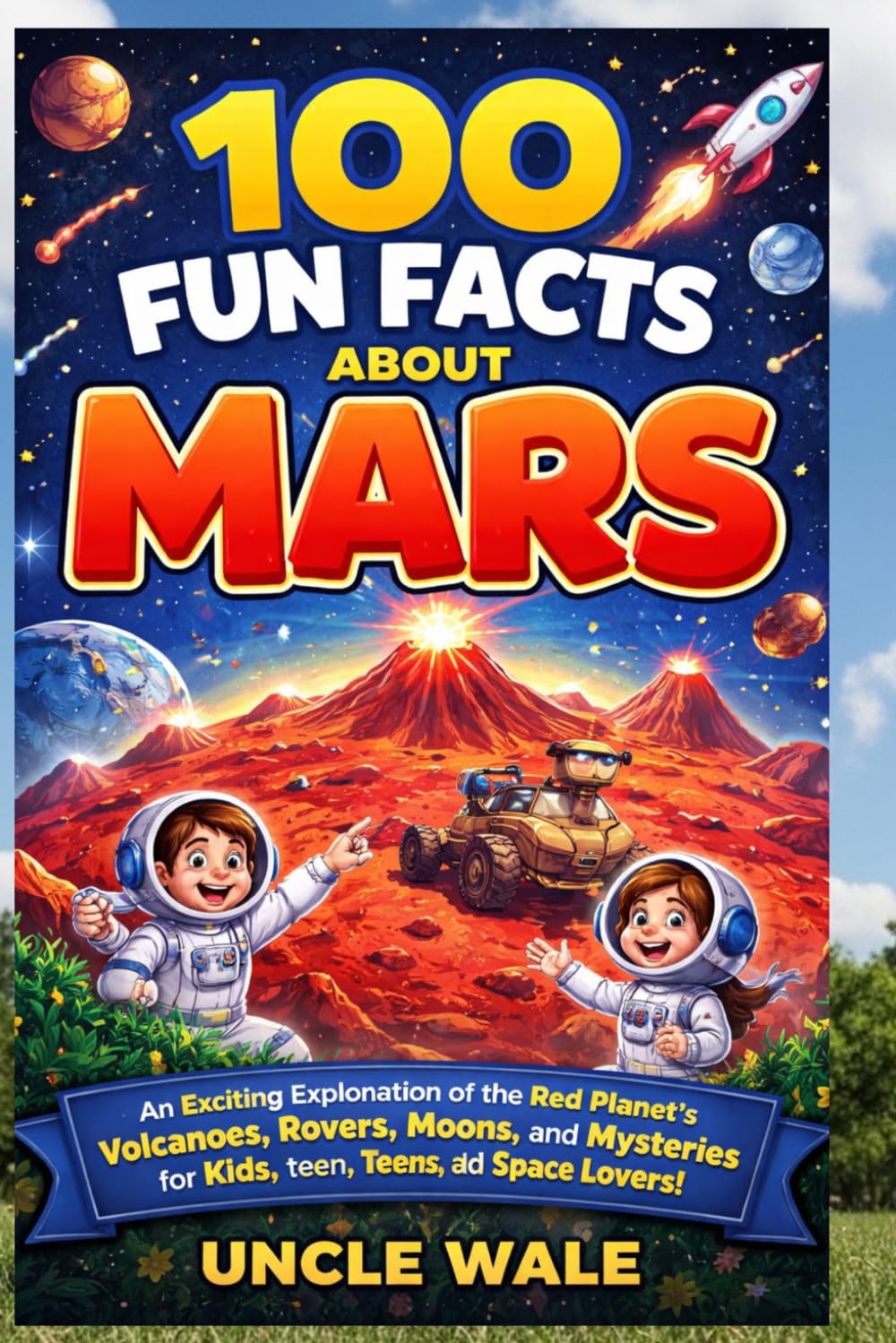 100 Fun Facts About Mars: An Exciting Exploration of the Red Planet’s Volcanoes, Rovers, Moons, and Mysteries for Kids, Teens, and Space Lovers!