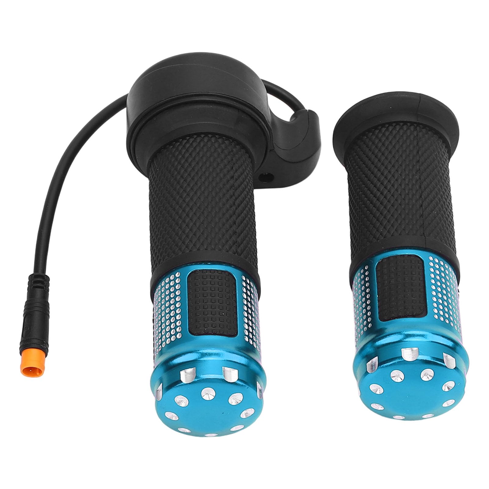 lyrlody Mango de gas para scooter eléctrico, aleación de aluminio impermeable y mango giratorio ABS con pantalla de voltaje de baterÃa LCD, para SmartGyro KuKirin Feimi Scooter Eléctrico