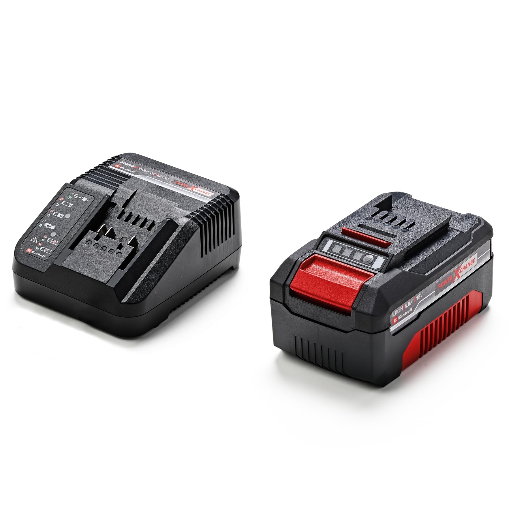 Einhell Akku-Flachdübelfräse TE-BJ 18 Li Power X-Change (18 V, Li-Ion, stufenlose Winkel-/Höheneinstellung, 6-stufige Tiefenverstellung, inkl. 4,0 Ah Akku und Ladegerät)
