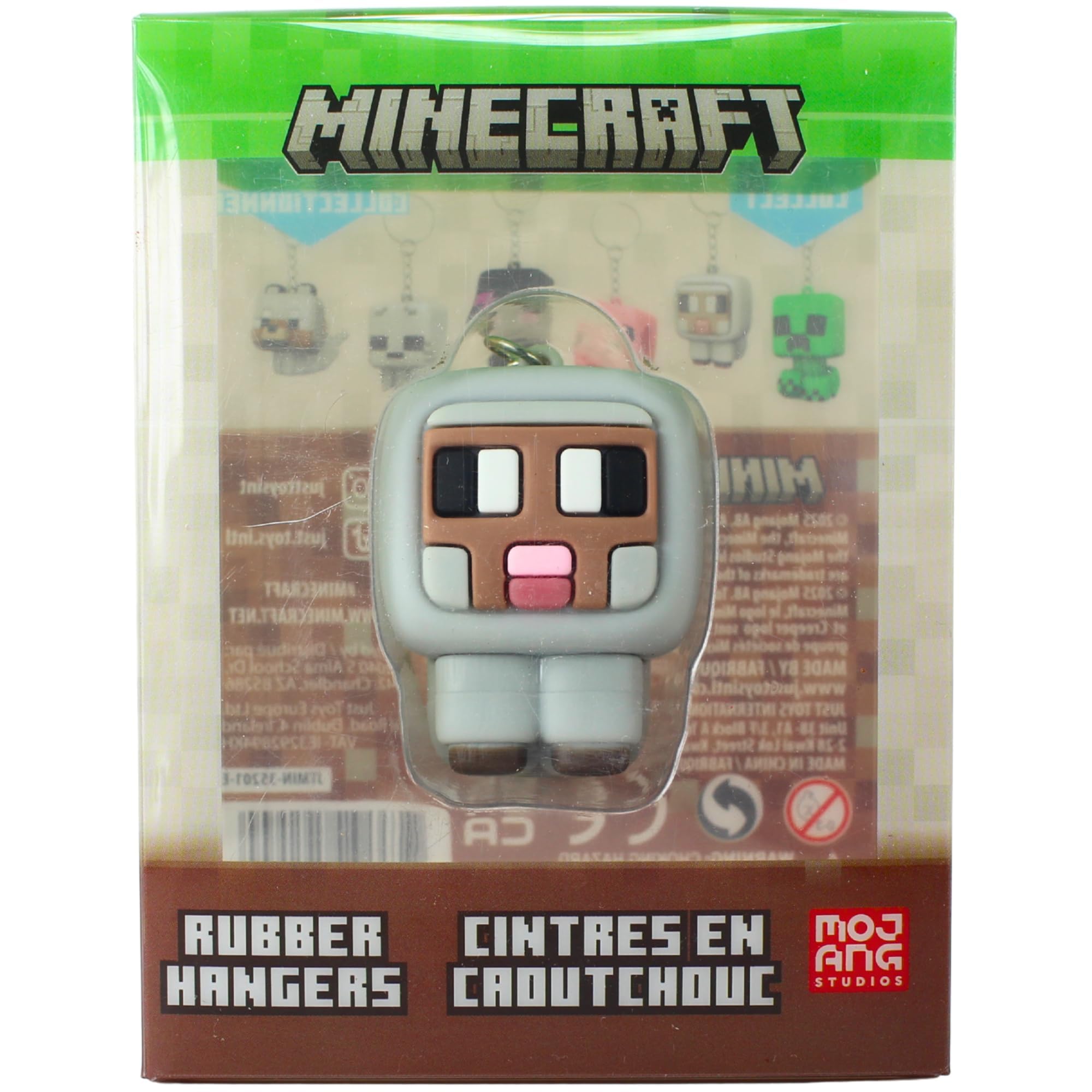 Minecraft Character Blind Bag Figures & Animals - (Rubber Keychain Sheep) — image 1