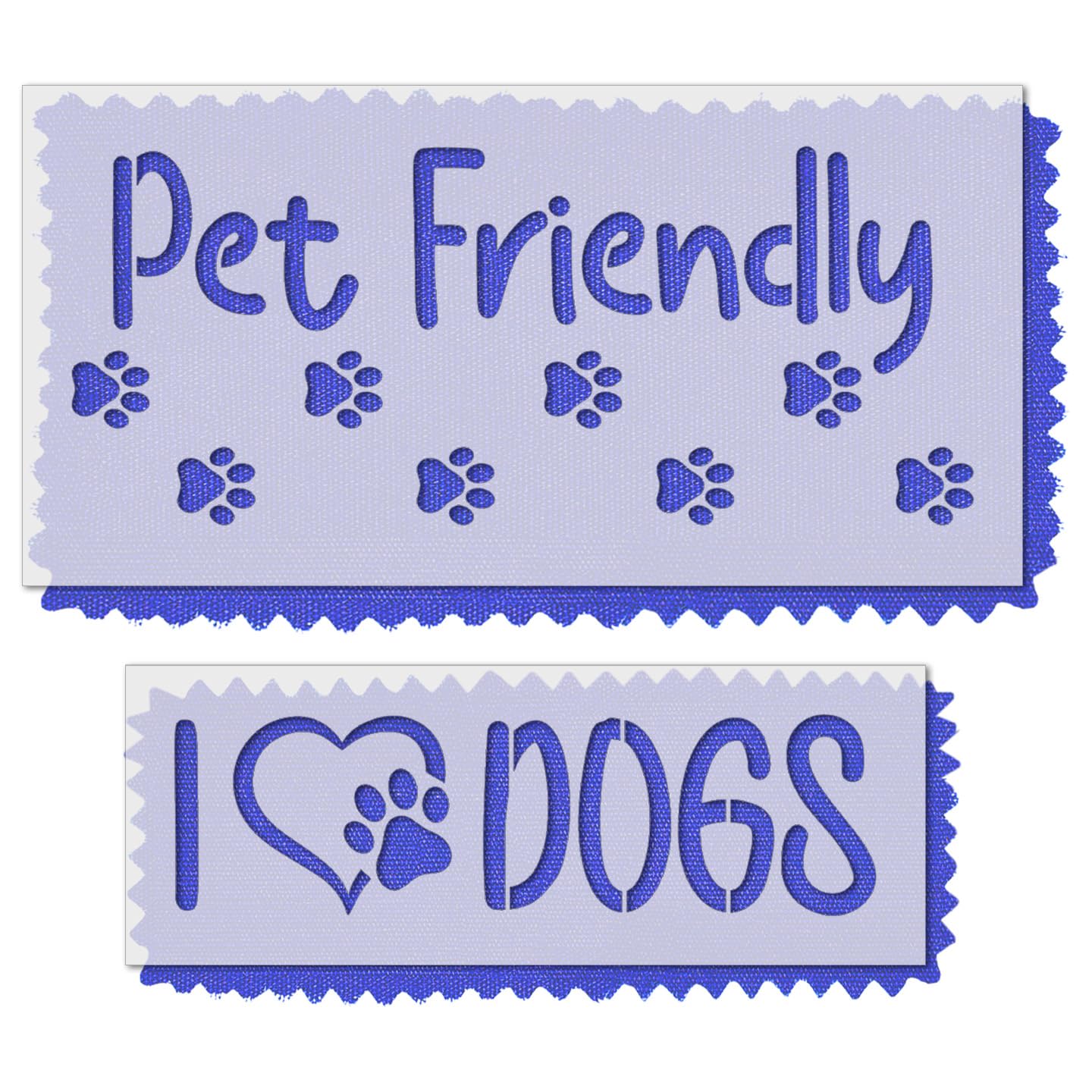 Pochoir de chien pour peinture sur bois et loisirs créatifs Stencil Stop Mylar
