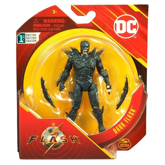 DC The Flash 2023 Movie Series Figura de acción de 4 pulgadas Flash oscuro