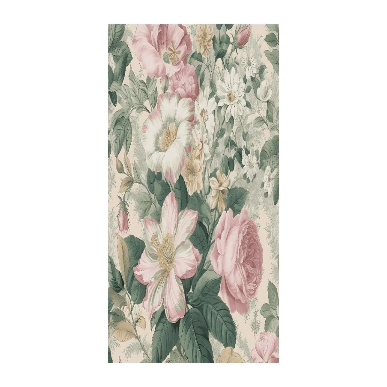 Fekiloot Style Peach And White Door Curtain Room Divider Curtains