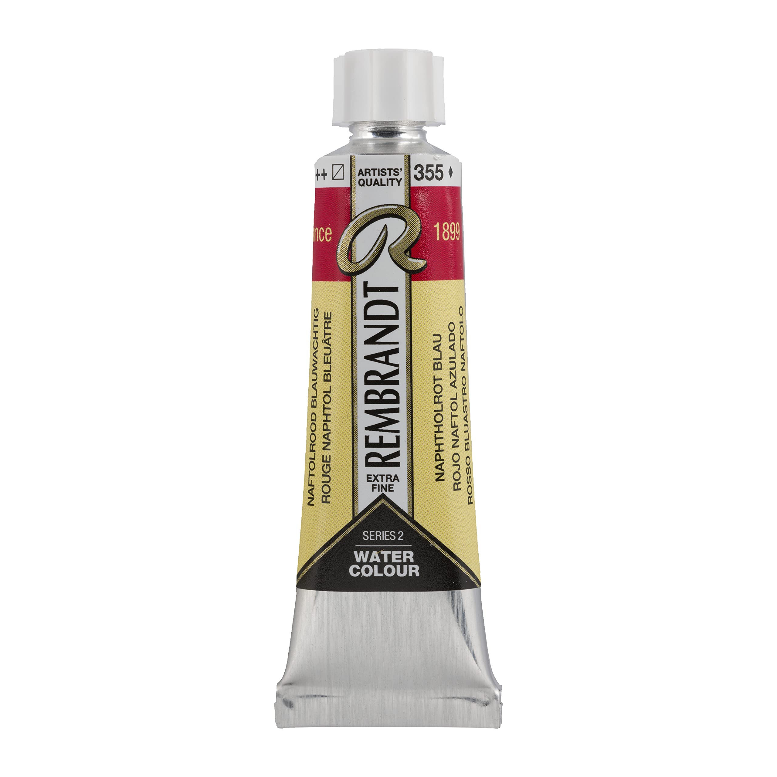 Rembrandt Watercolour Tube 10 ml Naphtol red bluish 355 (05013550) โ image 1