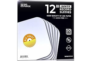 Big Fudge Vinyl Record Inner Sleeves For Maximum Protection of Your 33 RPM Records