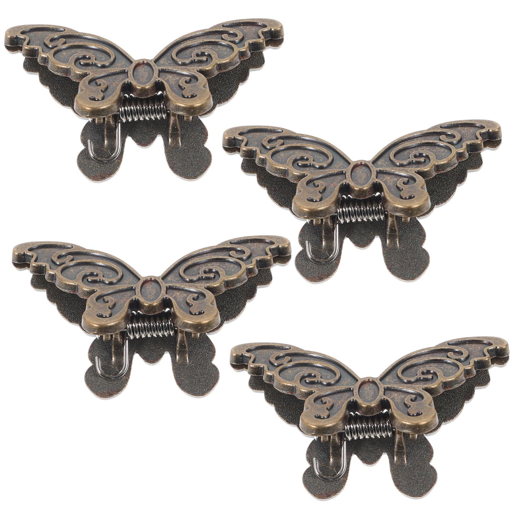 Lurrose 5 Set Eleganti Fermagli A Forma Di Farfalla Fermagli Per Documenti Fermagli Per Carta Fermagli in Metallo Per Diario Piccole Clip Per Ufficio E Scuola 4 Pezzi * 5