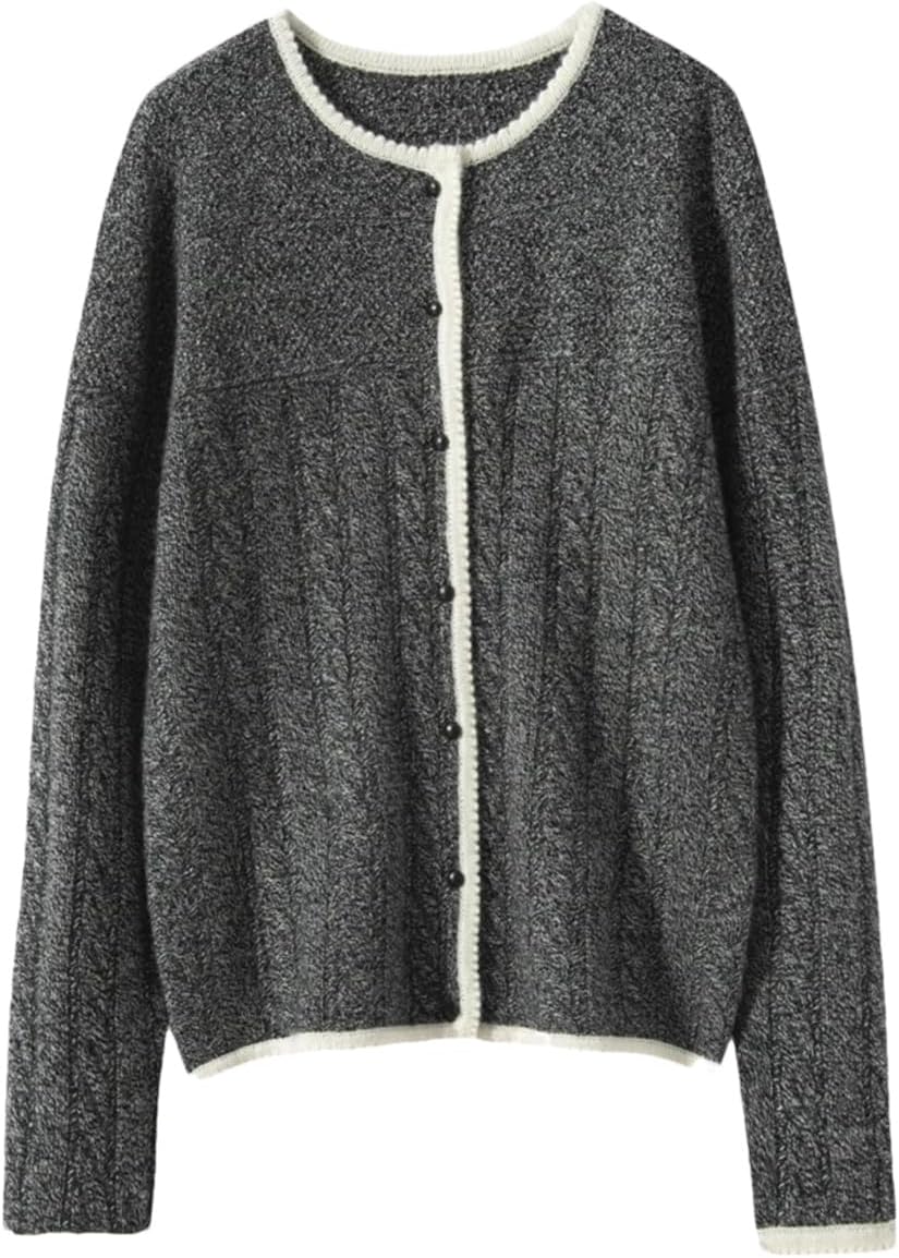 ドゥロワー カシミヤ 100% カーディガン 【公式通販】