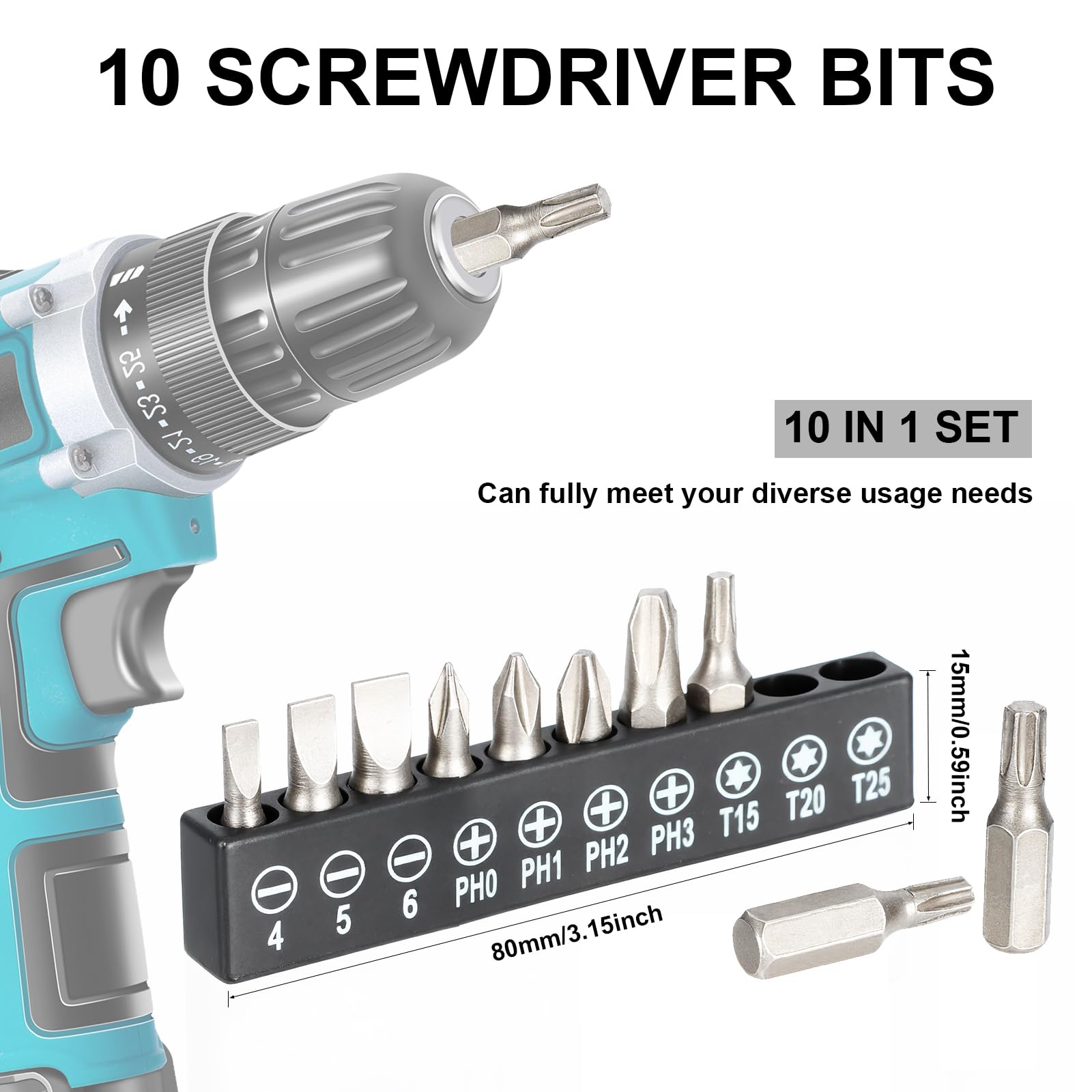 2 Stks 105° Hoekschroevendraaier Opzetstuk Adapter, Hoekschroevendraaier Opzetset met 1/4-inch Zeskantschacht, Hoekversnellingsbak, Flexibel Hoekopzetstuk voor Accuschroevendraaier voor Bouwvakkers