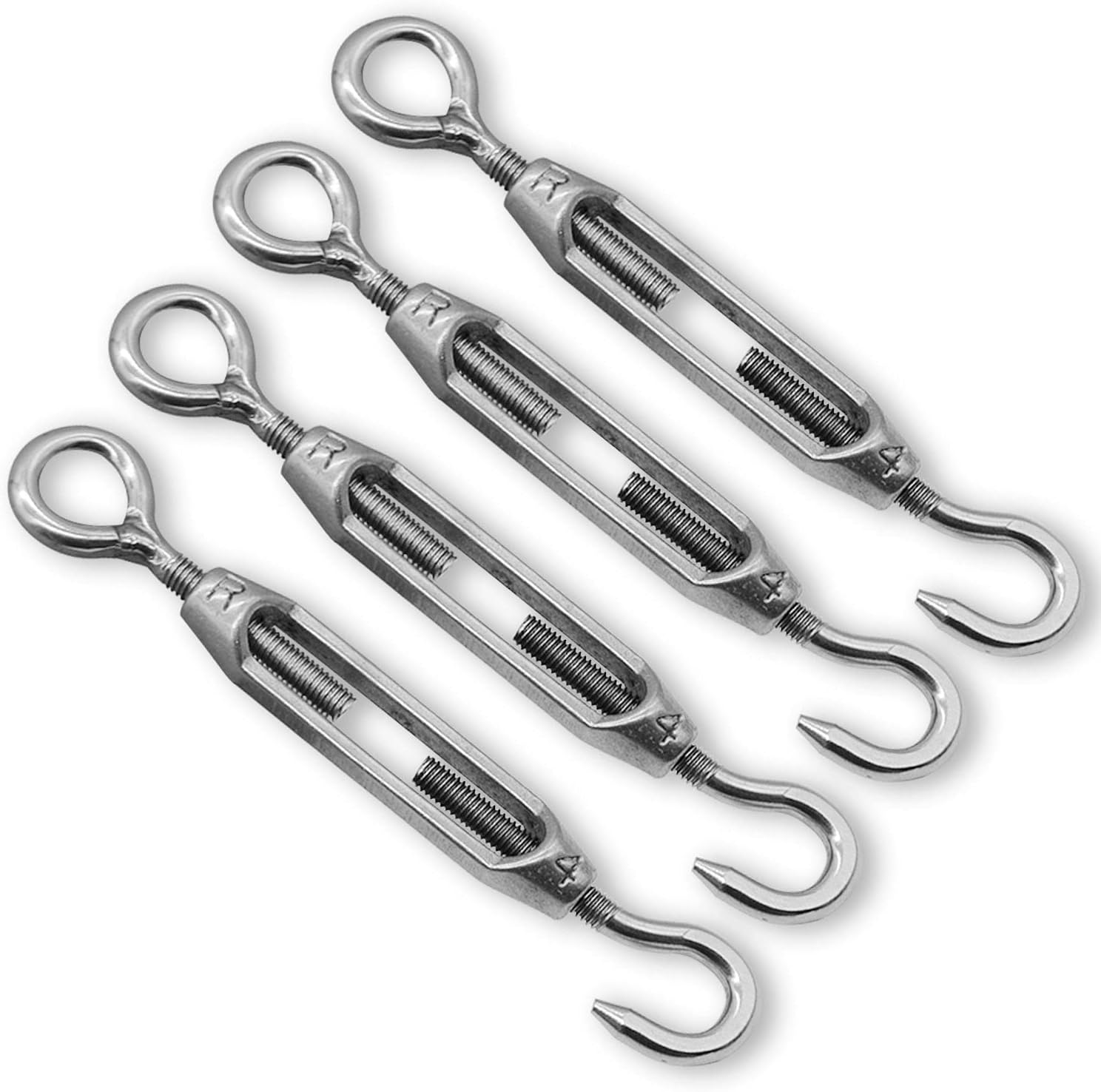 MMIAOO Turnbuckle tensioner,Turnbuckle Eye, 4pcs M6