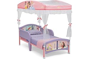 Awe-Inspiring Delta Children Canopy Toddler Bed for Magical Princesses