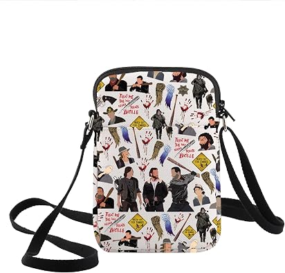 KEYCHIN TWD TV Show Crossbody Bag Negan Fans Gifts Daryl Dixon Shoulder Bag Rick Grimes TWD Merchandise