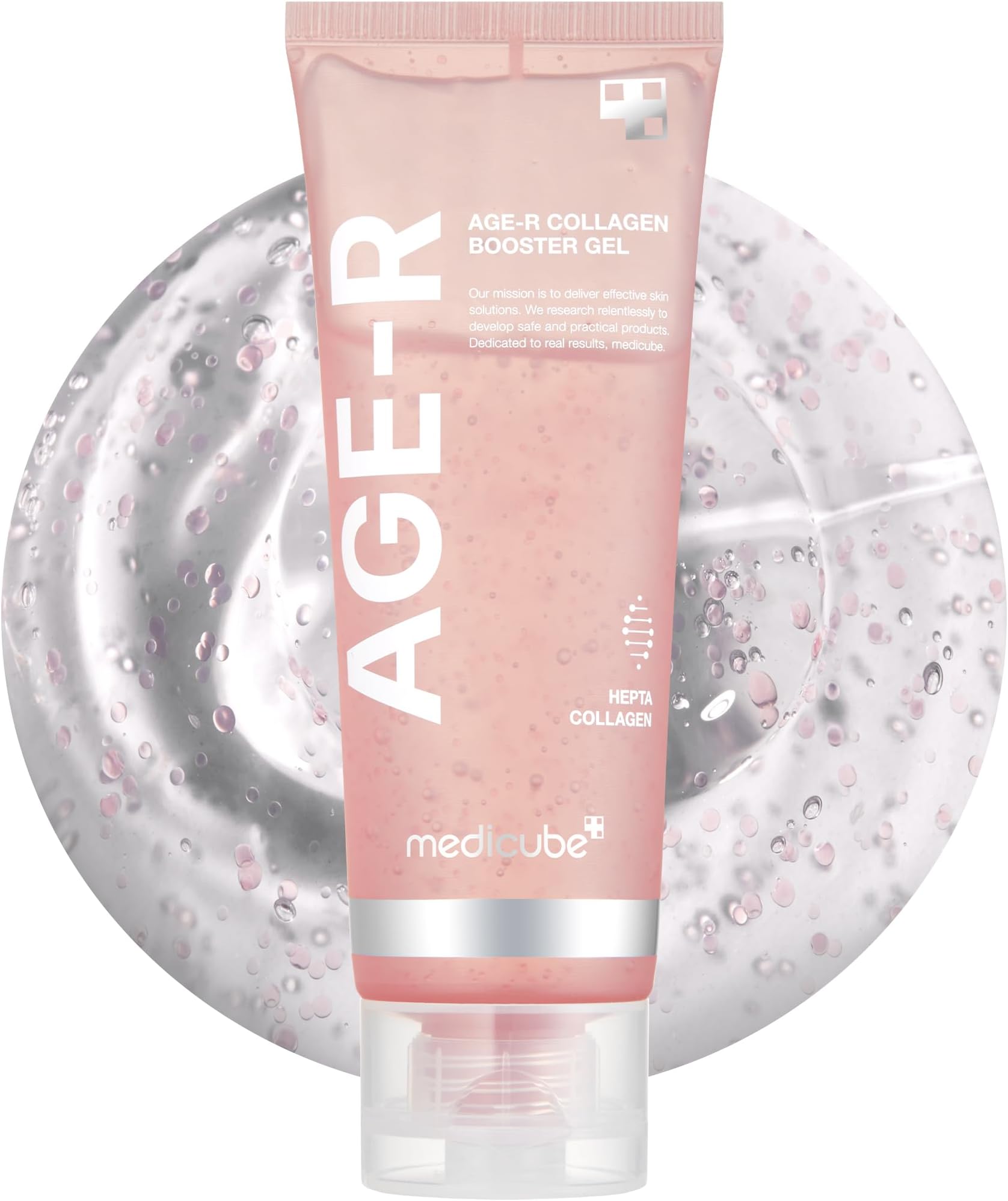 Age-R Collagen Booster Gel Serum for Skin Care Devices - Filled With Collagen Radiance Capsules - Visible Skin Elasticity and Moisturizing Care - Hypoallergenic Korean Skin Care