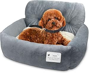 Seggiolino Auto Per Cani Piccoli E Medi - Comodo E Sicuro, Rimovibile E Lavabile, Fino A 15kg - Foto 8