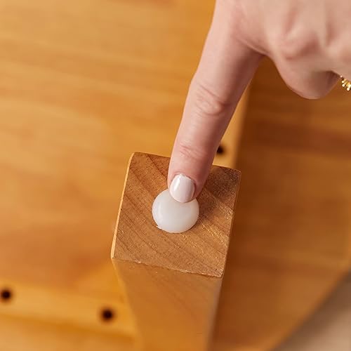 Miniatura 11 de ECR4Kids Juego de mesa y silla redonda de madera dura de 30 pulgadas, altura del asiento de 14 pulgadas, muebles para niños, miel, 3 piezas