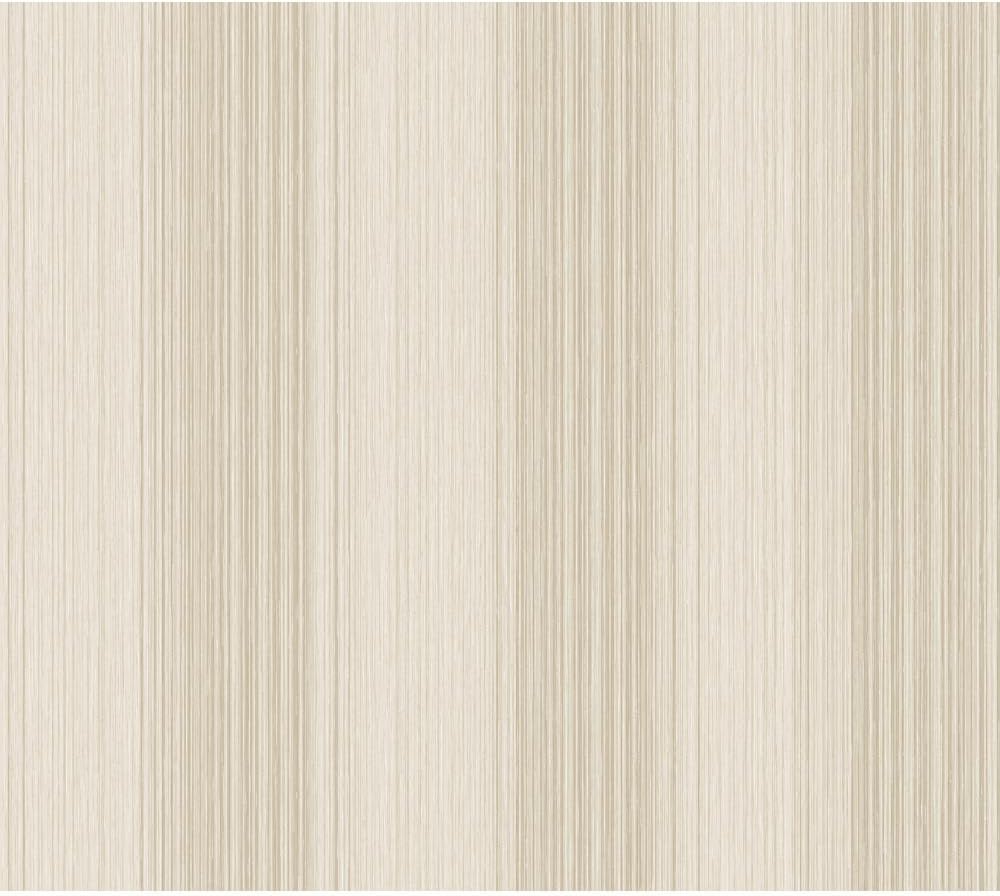 York Wallcoverings SS1147 Beige Book Multi Colored Textile Stripe Wallpaper, Light Metallic Taupe/Light Brown