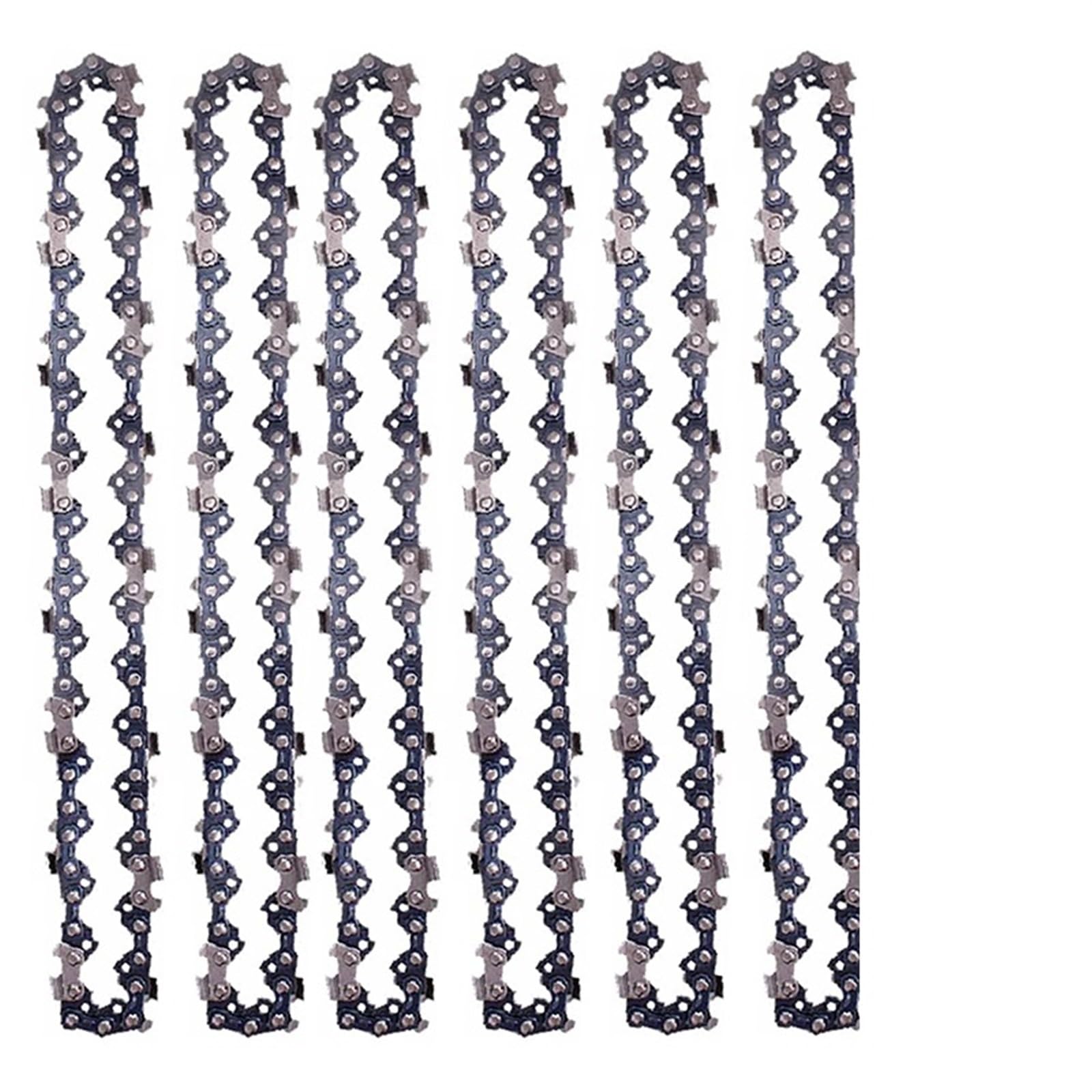 Cadena De Motosierra Motosierra de Cadena de Acero Inoxidable de 14 Pulgadas, Repuesto de Motosierra eléctrica semicincel de 3/8 "LP .050" 52 DL for poda de Registro de carpintería(6X Chain)