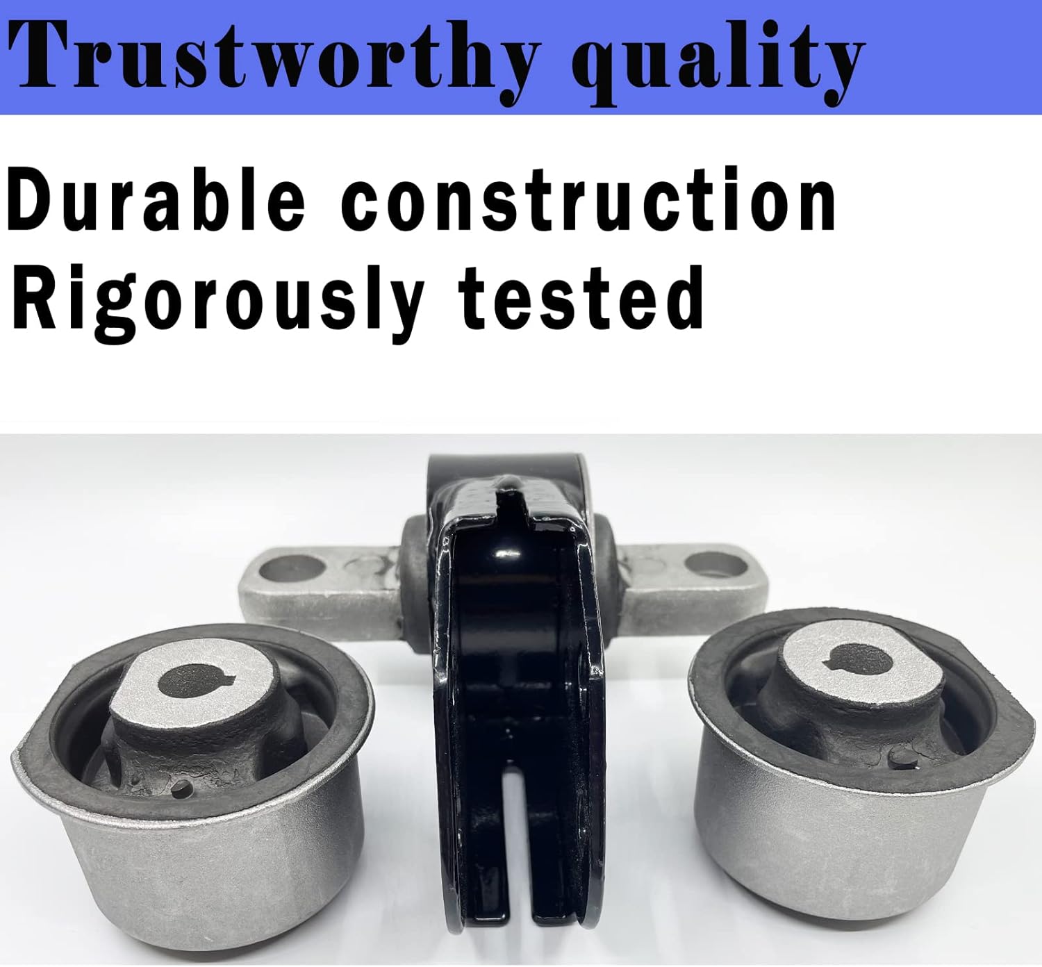 Front Differential Mount Set Replacement for Jeep Grand Cherokee 2005-2010 & Commander 2006-2010 Replaces 52114354AA 52089516AB 1 Axle Mount & 2 Axle Bushings