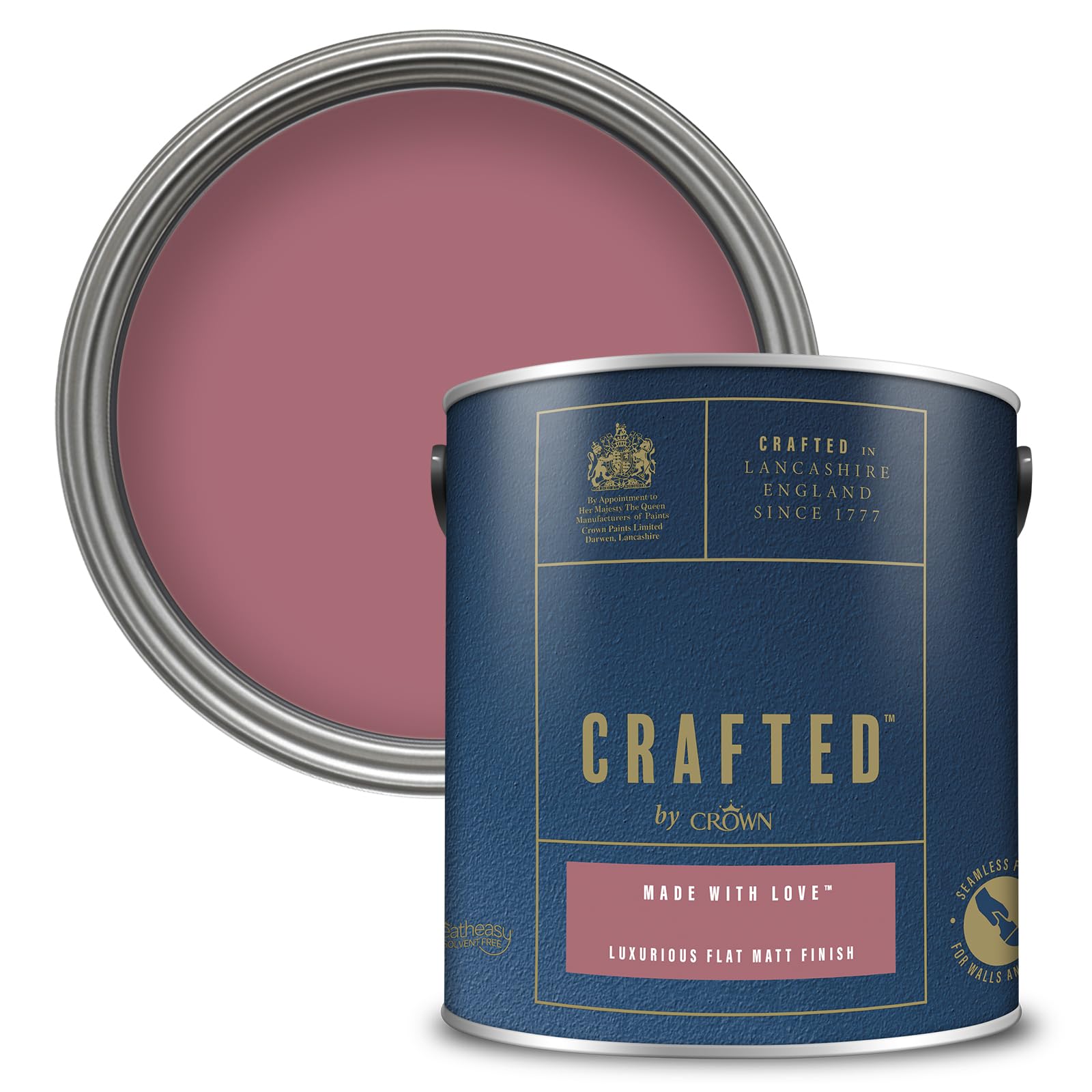 Crown Crafted Flat Matt Made With Love 2.5L