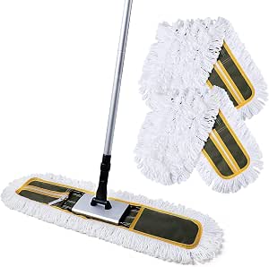 CLEANHOME 24-Inch Commercial Dust Mop with Extendable Handle