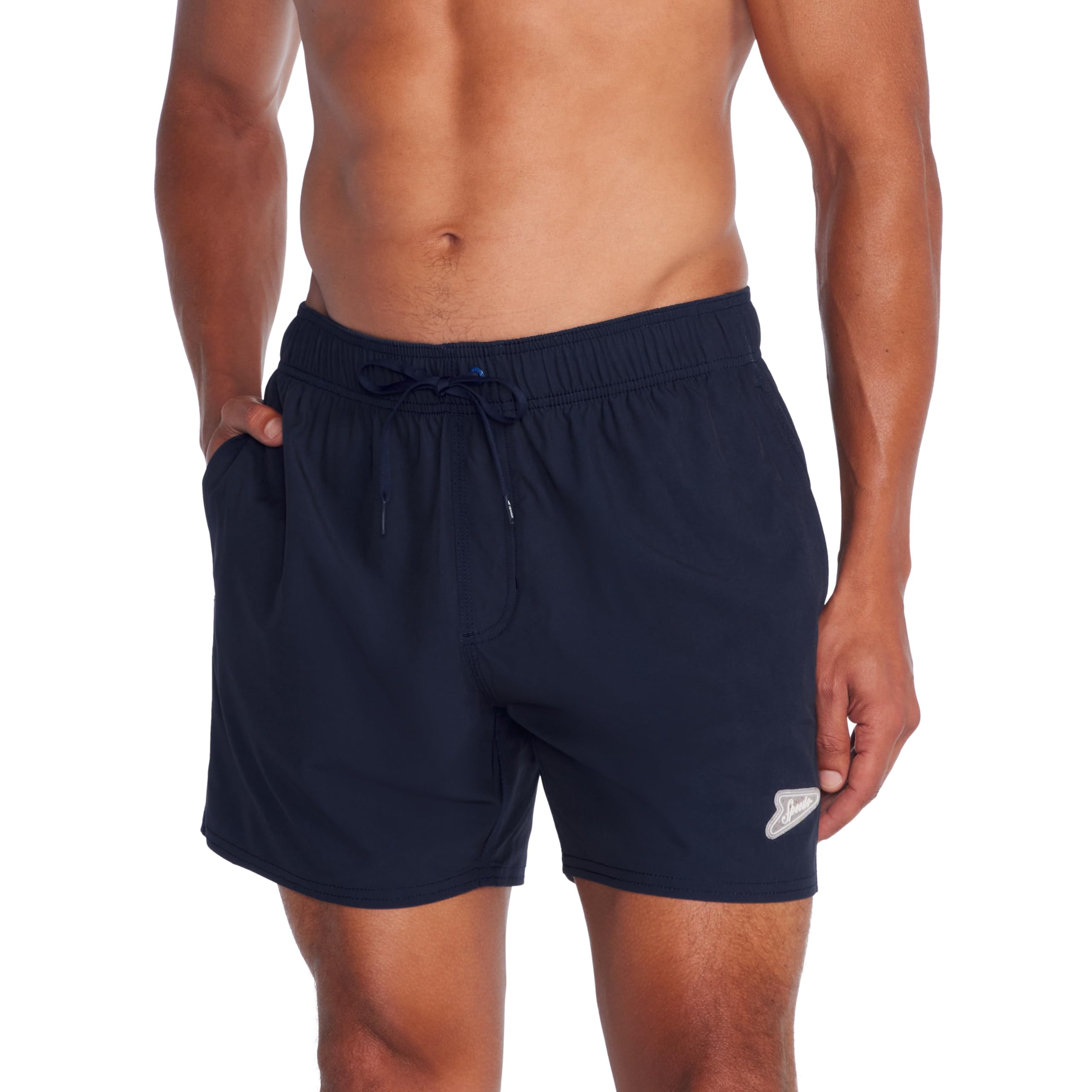 Men's Swim Trunk Knee Length Volley Comfort Liner Solid-Discontinued-image-47