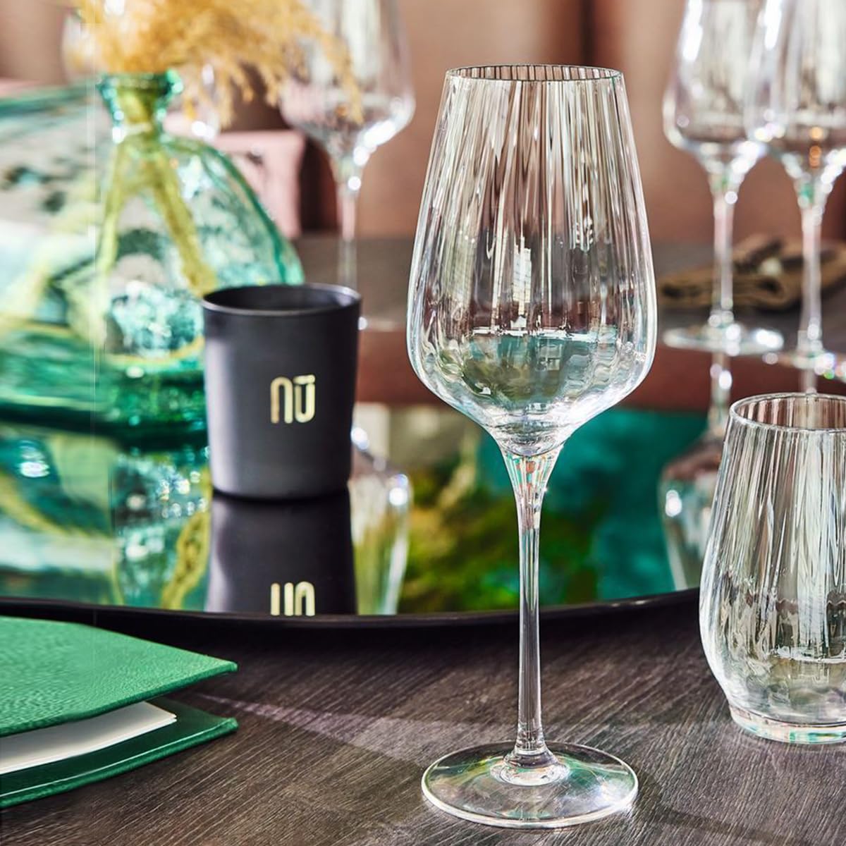 Chef & Sommelier Copas de Vino Symétrie 45 cl Juego de 6 | Vidrio transparente resistente, copas de cristal con pie, apto para lavavajillas, fabricado en Francia