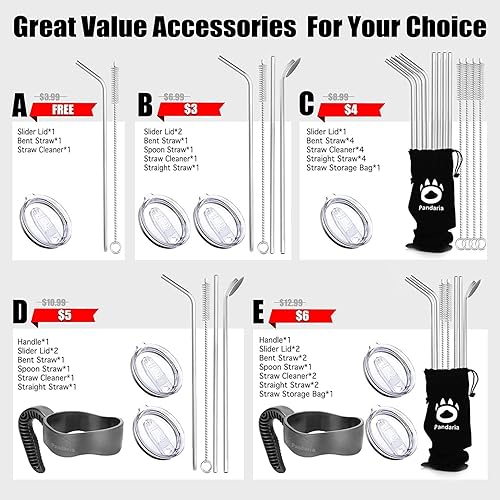 Miniatura 5 de Vaso personalizado con tapa y pajita, vaso a prueba de derrames, vaso personalizado de doble pared con aislamiento al vacío personalizado con tu