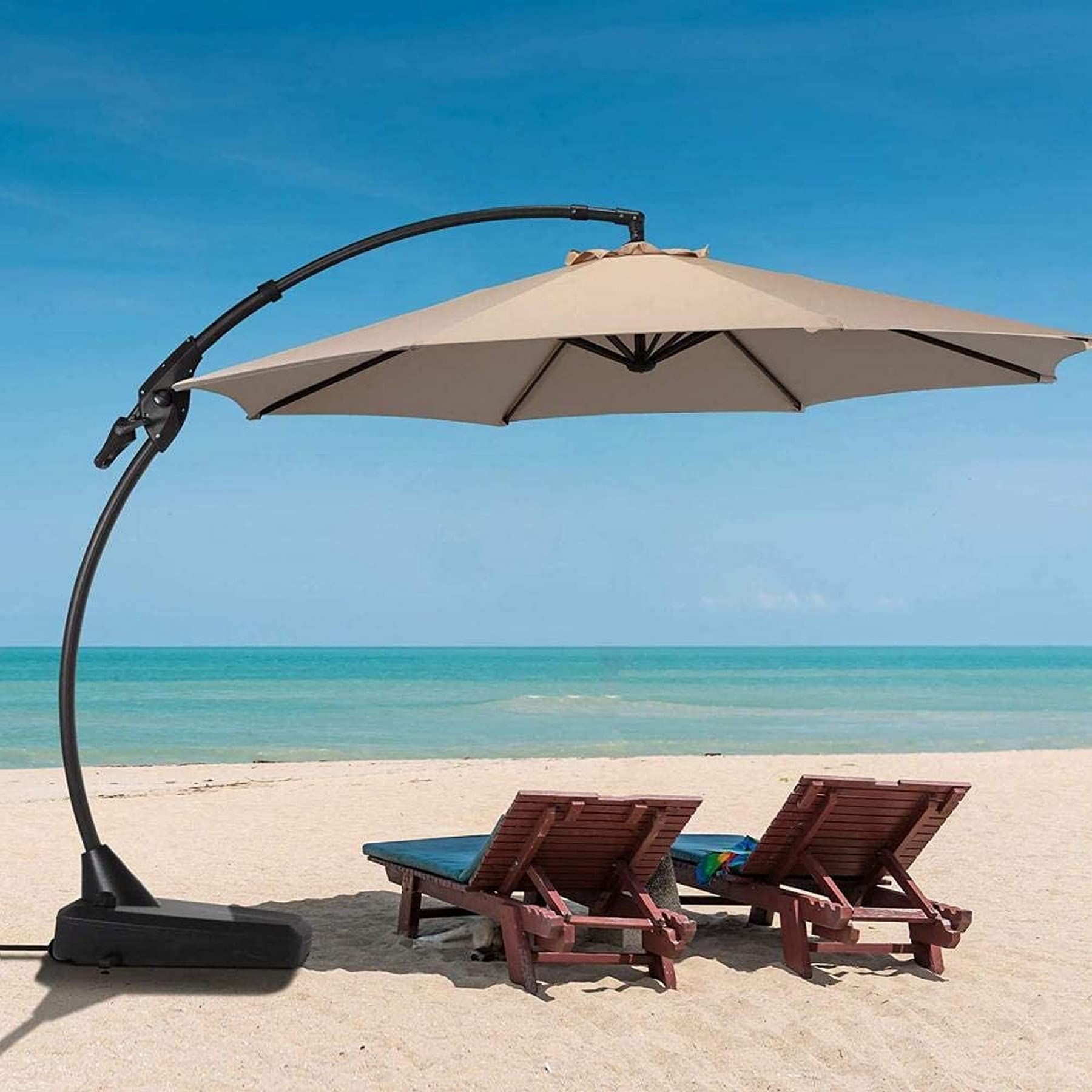 Buy WGFGXQ Grand Patio Offset Hanging Umbrella Large Aluminum Patio