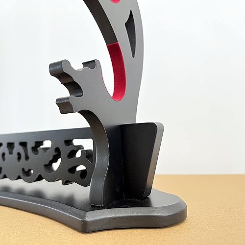 Miniatura 3 de Soporte de 4 niveles para espada, soporte de mesa para katana, sable de luz, Genji, espadas samurái